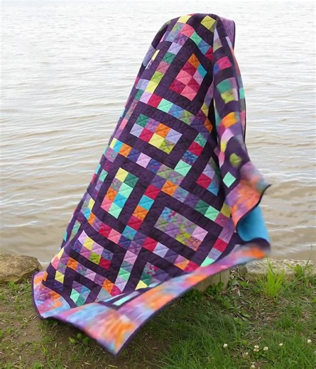 Hopscotch Quilt Pattern PDF in 4 Sizes, Fast and Easy to Make and Perfect for Jelly Roll Pre-cuts, Modern Quilt - Etsy