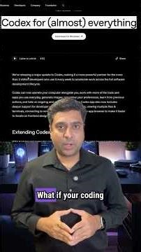 Codex Update: Your New AI Co-Worker is Here