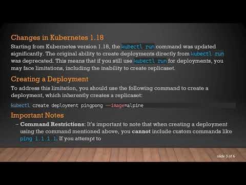 Understanding kubectl run Limitations in Creating ReplicaSets