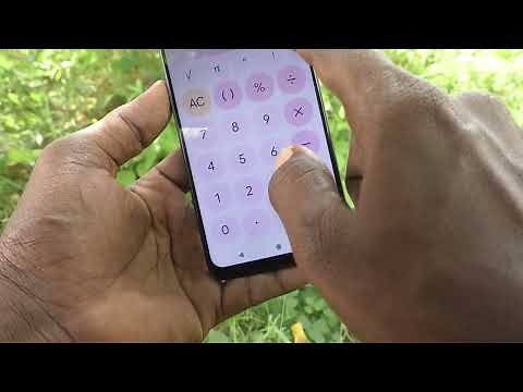 How to use calculator in Moto G34 5G