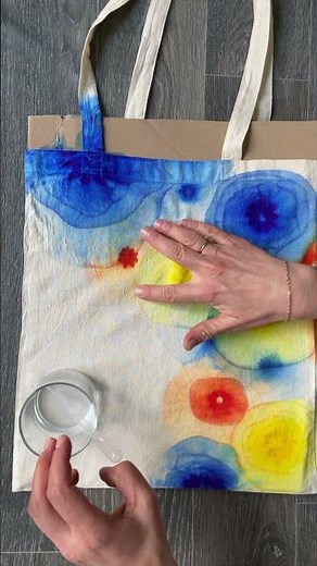 DIY Tie Dye Bag With Sharpie Markers