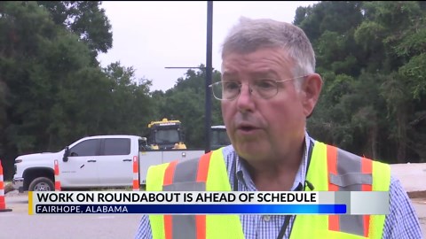 Fairhope roundabout project ahead of schedule
