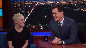 TONIGHT: Stephen learns from Kristen Stewart what it's like to be young, talented and very attractive. (or is it the other way around?) | The Late Show with Stephen Colbert