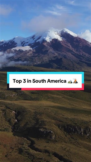 discover the top 3 beautiful places in South America: - Avenue of the Volcanoes (Ecuador) - Iguazu Falls (Argentina & Brazil) - Patagonia (Argentina & Chile) #beautifulplaces #patagonia #southamerica #torresdelpaine #iguazufalls