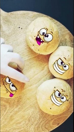 Fun Doodle Animation on Food! | Creative Cooking with Buns, Sausage, and More