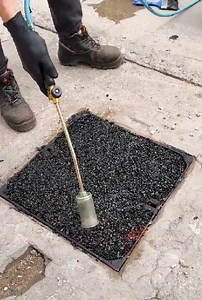 1.5M views · 6.4K reactions | Step-by-Step DIY Asphalt Repair | 3-Minute Hacks | Facebook