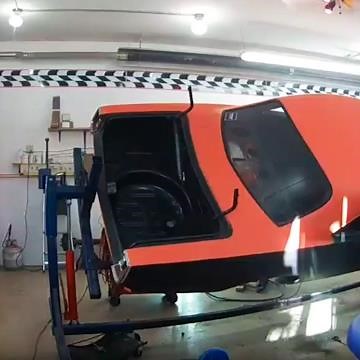 1967 Barracuda project on the rotisserie - Part 1... installing subframe connectors