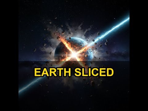 A Cosmic String Just Sliced Earth in Half