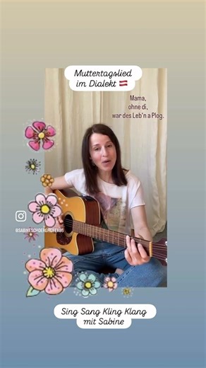 Muttertagslied im Dialekt/Mundart #musikpädagogik #singenmitkindern #muttertag #musikunterricht
