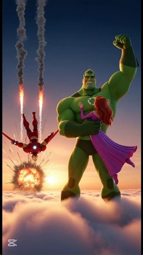 Iron Hero Ne Biwi Ko Le Gaya… Lekin Green Man Ne Aasmaan Hila Diya! 😱🔥