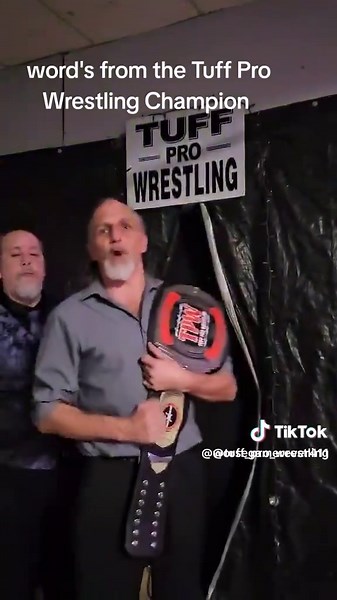 New TPW Ring Announcer With Tuff Pro Champion @Jon Austin