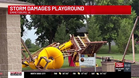 Damage seen in Northwest Iowa during severe weather on June 11, 2025