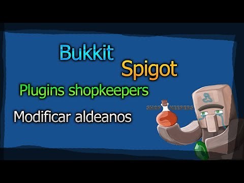 Minecraft - Plugin Shopkeepers [Tutorial en Español ] Comercio de aldeanos
