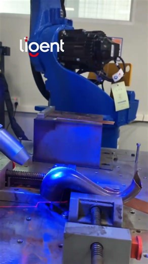 Copper Metal Laser Welded By LIGENT Industrial Robot Arm #welding #robotics #metal #machine