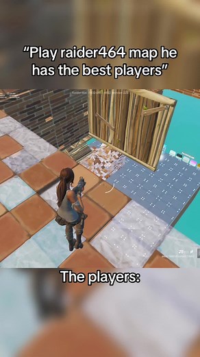 Top Players in Raider464's Fortnite Map
