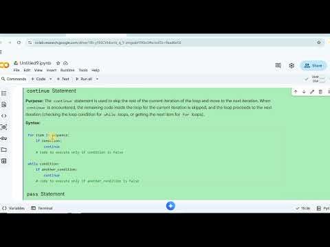 Break, continue, pass keywords in python in telugu