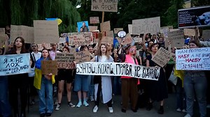 Ukraine Protests Against Zelensky Rumble On Into Third Day