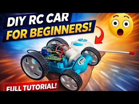 DIY RC Car for Beginners 🚗 | Full Tutorial Step by Step