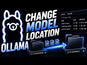 How to Change Model Folder Location in Ollama | Latest Tutorial