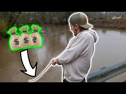 Magnet Fisherman Finds EXPENSIVE Items In The River - Magnet Fishing For Lost Valuables