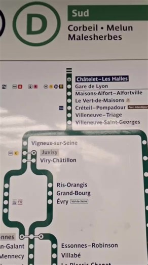 Voyage en solo : Châtelet à Melun et retour RER D