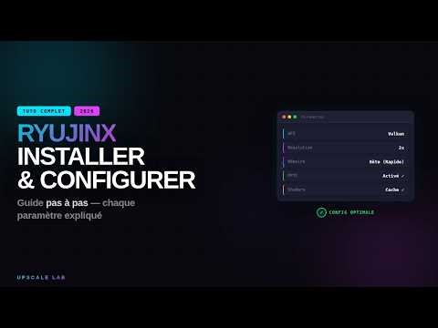 Ryujinx : Tuto Installation Complète + Config Optimale (2026)