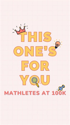 Mathlete by Saad on Instagram: "✨ 100K on YouTube… and we’re just getting started. what began with a handful of students and late-night doubts is now a family of 100,000+ learners 💛 to every student who showed up, asked the hard questions, and chose to grow with us — thank you. this milestone is yours as much as ours 🌍 but 100K isn’t the finish line… it’s the launchpad 🚀 because the next chapter will bring more classes, more support, and more ways to help you thrive — inside and beyond the bo