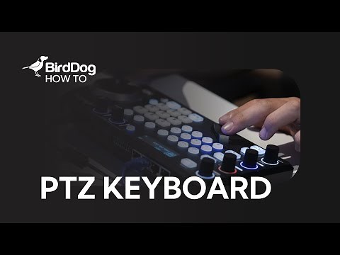 PTZ Keyboard How To - Joystick Calibration