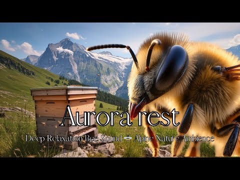 Bee Sound Ambience 🐝 Alpine Calm for Deep Relaxation, Stress Relief & Sleep