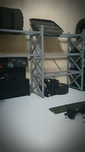 Scale RC Garage Pallet Racking