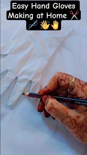 Easy Hand Gloves Making at Home ✂️🪡 | Simple Stitching Tutorial for Beginners