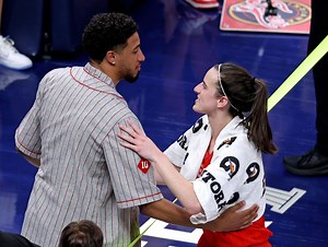 Watch: Caitlin Clark shares heartfelt moment with boyfriend Connor McCaffery, embraces Tyrese Haliburton and his girlfriend Jade Jones