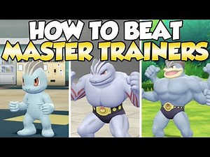 How To Beat Machop, Machoke, & Machamp Master Trainers Guide! | Pokemon Let's Go