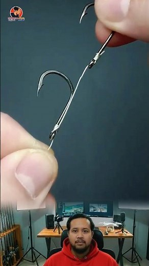Secret Double Hook Trick Every Angler Should Know! 🎣🔥 #shorts #fishingknots