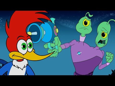 Os Alienígenas Tentam Abduzir o Pica-Pau! | Pica-Pau em Português