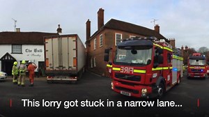 Not a good day for this driver 😱😱 Read more here: http://bbc.in/2f6ylxY | BBC Berkshire