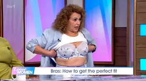 Nadia Sawalha flashes her bra on Loose Women in shock moment as show cuts to a break