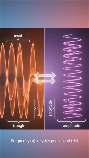 Wavelength & Frequency of Electromagnetic Waves Explained in 30 Seconds! ⚡