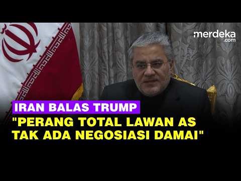 Harga Diri Iran Diinjak Trump: Saatnya Perang Total Lawan AS-Israel, Tak Ada Negosiasi Damai!