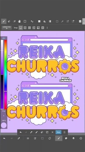 cinnamon churro girl official logo ᵎᵎ : persona … #shorts