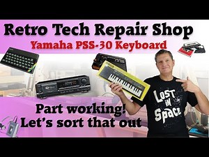 Yamaha PortaSound PSS-30 keyboard investigation & repair. A step by step fix of an 80's instrument.