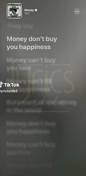 #fyp #money #teni #lyrics @tenitheentertainer @tenitheentertainer