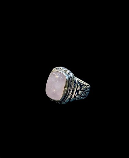 Elegant Rose Quartz Ring Jewelry Design - Etsy