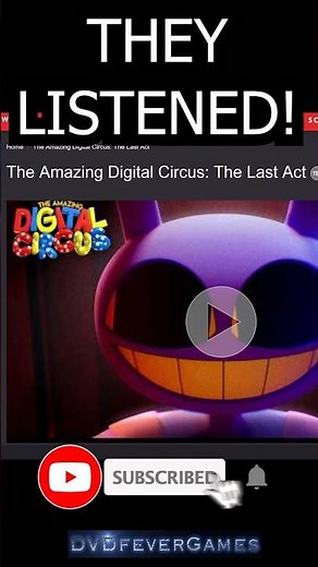 THE AMAZING DIGITAL CIRCUS: THE LAST ACT - Confirmed for Cineworld! #Shorts