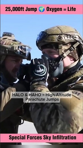 HALO/HAHO Military Jumps – Oxygen Mask Explained