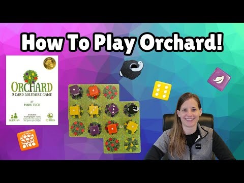 Orchard Card Game Tutorial - An Amazing Solo Card Game!