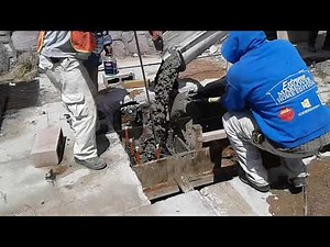 COLADO DE DADOS EN CIMENTACION