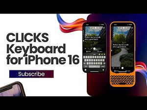 CLICKS Keyboard for iPhone 16: Typing Made Better!