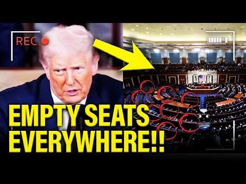 Trump PANICS as MASSIVE BOYCOTT Ruins ENTIRE SOTU!!