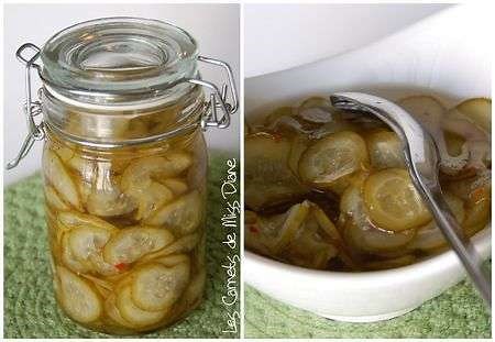 Recette de petits concombres libanais marinés